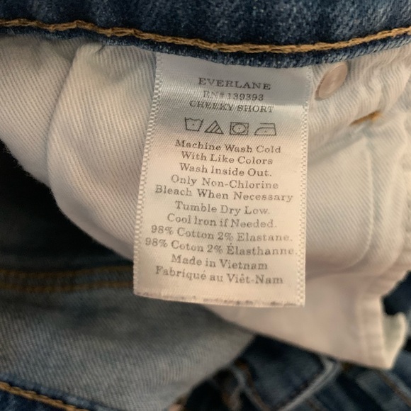 Everlane Medium Wash Denim Shorts - Picture 5 of 5